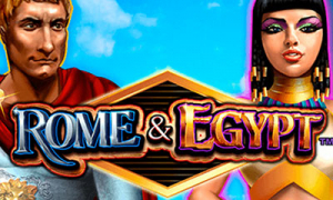 Rome and Egypt Slot Logo