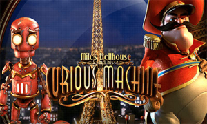 Miles Bellhouse and His Curious Machine Slot Logo