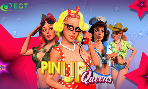 Pin Up Queens Slot Logo