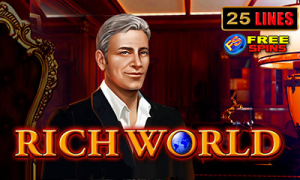 Rich World Slot Logo